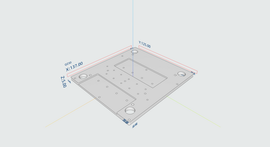 Dual-Channel Heat Dissipation Aluminum Block